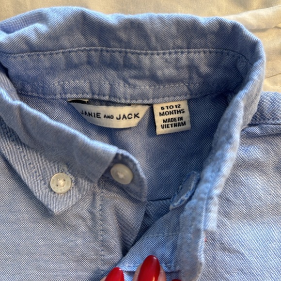 Janie & Jack American Flag Shirt - Picture 2 of 2